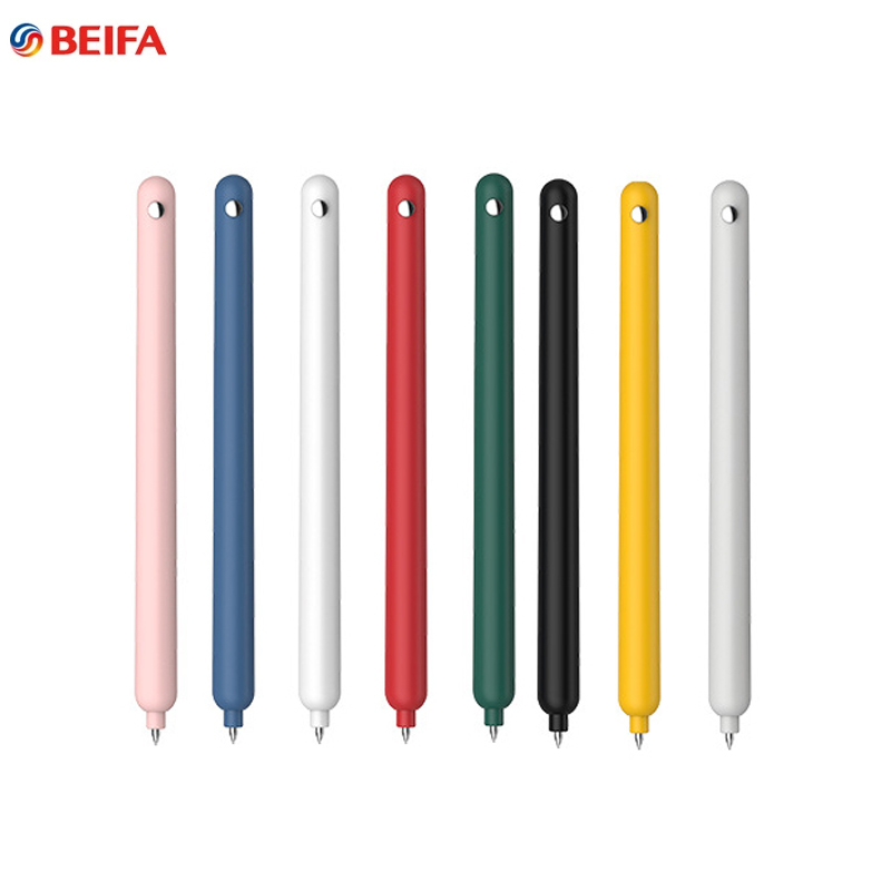 Office Stationery Supply Business - BEIFA-回転する黒のインクペン,シンプル,学生用文房具,0.5mm
