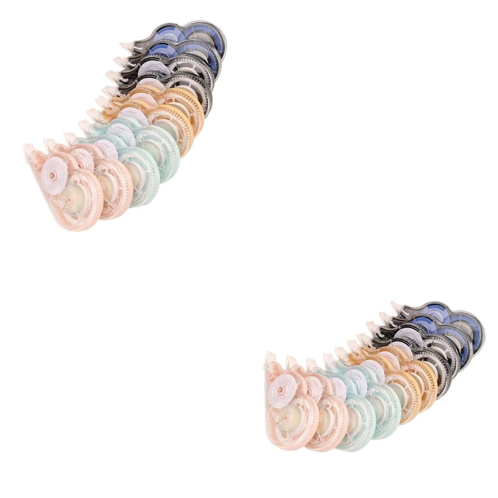 Correction Tape Roller - 10個 8mx5mm 修正テープローラー 合計80m 修正テープ