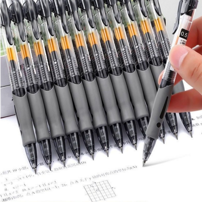 Office Stationery And Supply - 13/30本セットのリトラクタブルゲルペンセット、黒/赤/青インク、筆記用リフィル、オフィスアクセサリー、学校用品、文房具