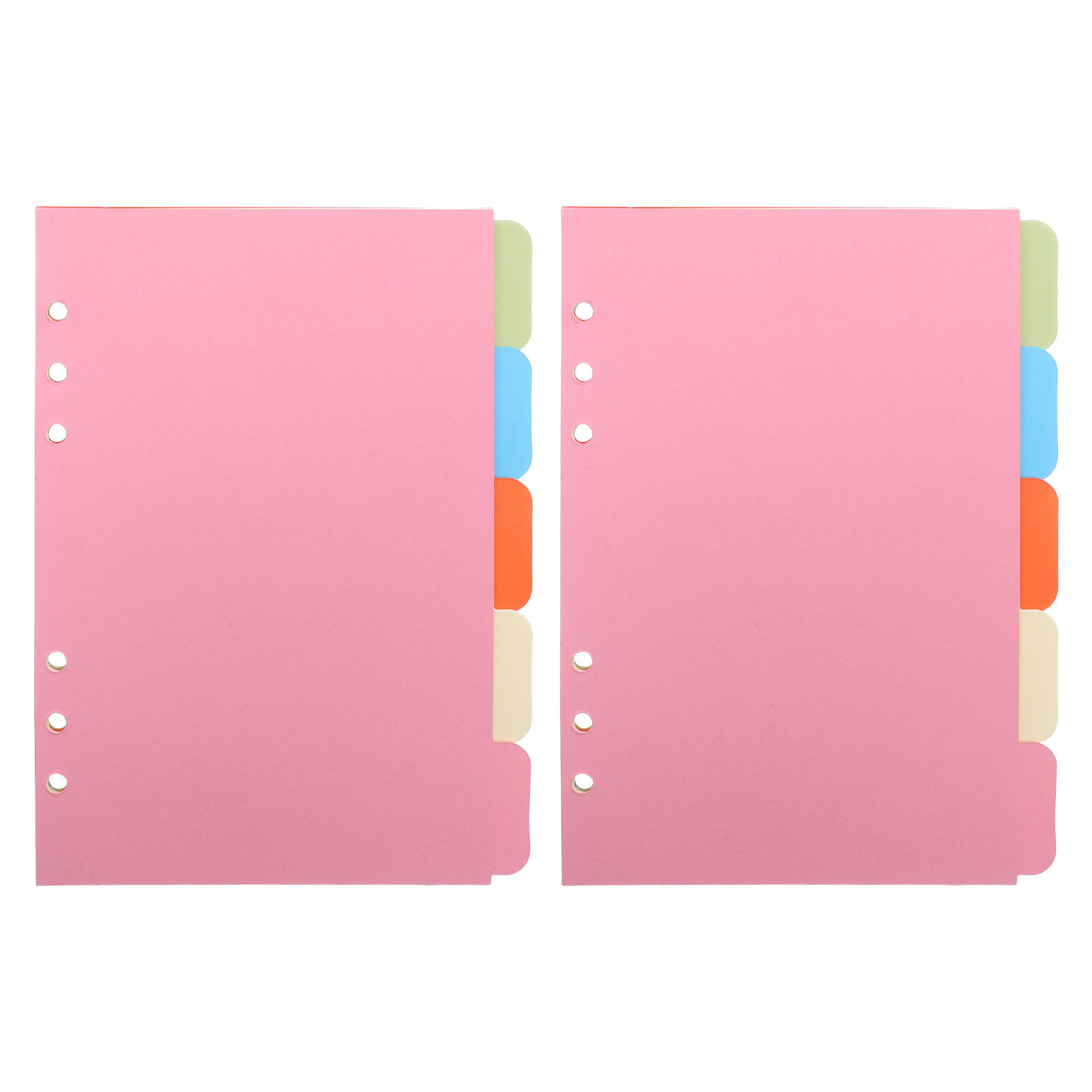 Index Tab Divider - 10枚入りプラスチック製バインダーディバイダー（タブ付き）、頑丈なインデックスディバイダーページ、学校、オフィス、家庭の整理用、ルーズリーフファイル用