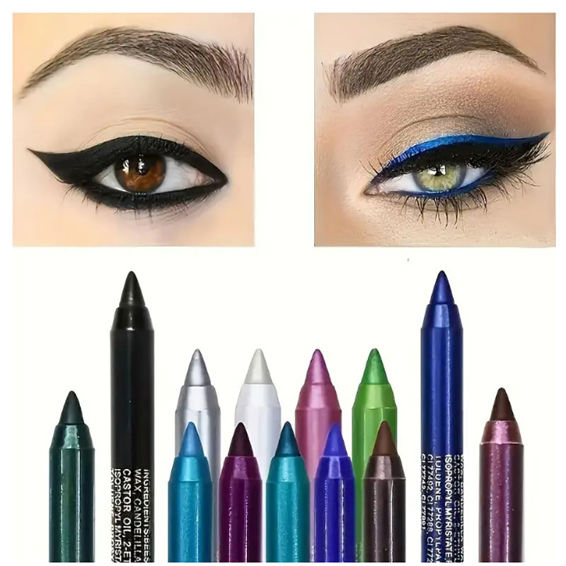 1個入り防水アイライナーセット（グリッター効果付き）、アイシ - Highlighter Set Pastel のレビューと価格