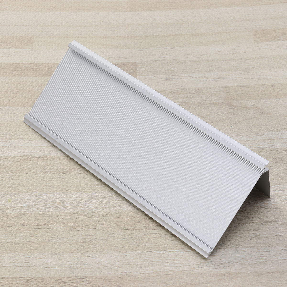L字型アルミ製名刺ケース、IDカード・クレジットカード用ネー - Desk Name Plate のレビューと価格