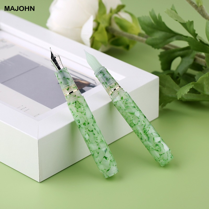 MAJOHN N8樹脂ガラスディップペンインクペン手作りペン - Office Stationery Supply Business のレビューと価格