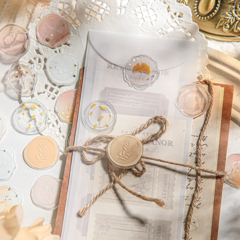 ヴィンテージワックスシールスタンプステッカー、DIYスクラッ - Wax Seal Stamp Kit のレビューと価格