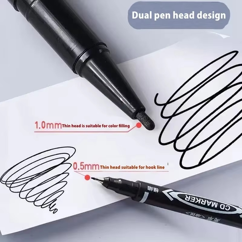 3本セットのデュアルチップ永久ペイントマーカーセット、防水・ - Whiteboard Marker Set のレビューと価格
