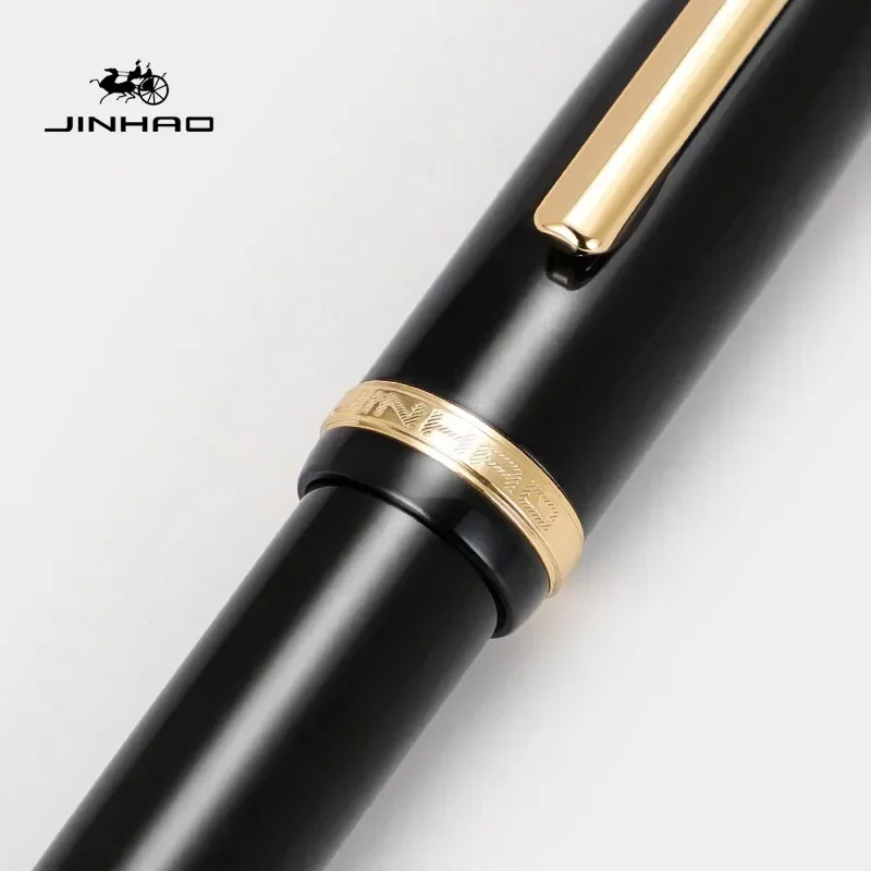 JINHAO-X350金属製万年筆、リーフ、f、m、ベントペ - Office Stationery Supply Business のレビューと価格