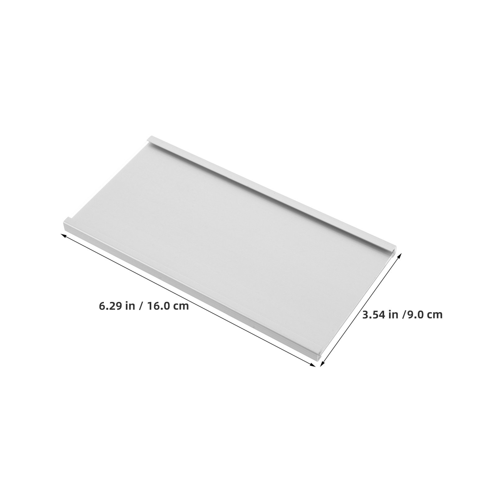 洗練されたデザインのアルミ製ネームプレートホルダー。サイズは - Desk Name Plate のレビューと価格
