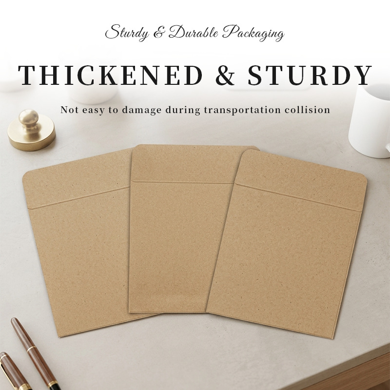 50枚/ロット シード封筒 ドキュメントフォルダー クラフト - Letter Envelope Kraft のレビューと価格