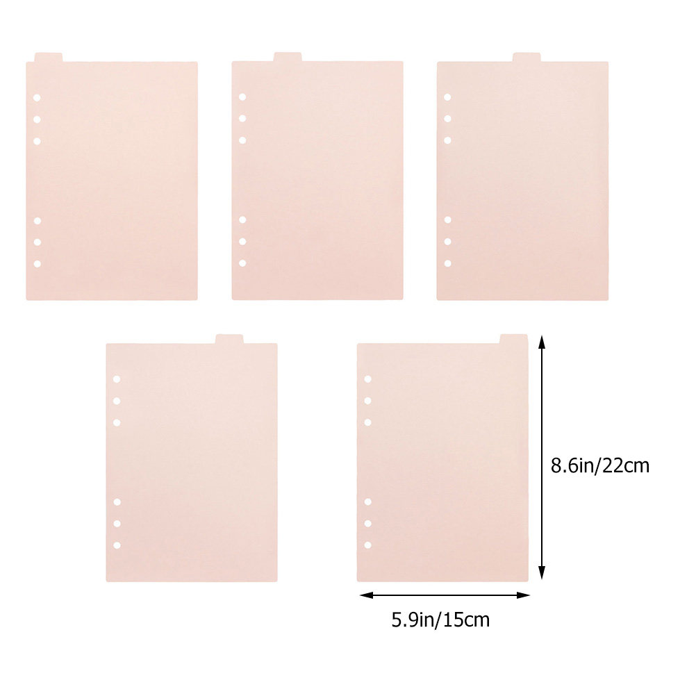 2セット ノートインデックスディバイダー カラフルなプラスチ - Index Tab Divider のレビューと価格