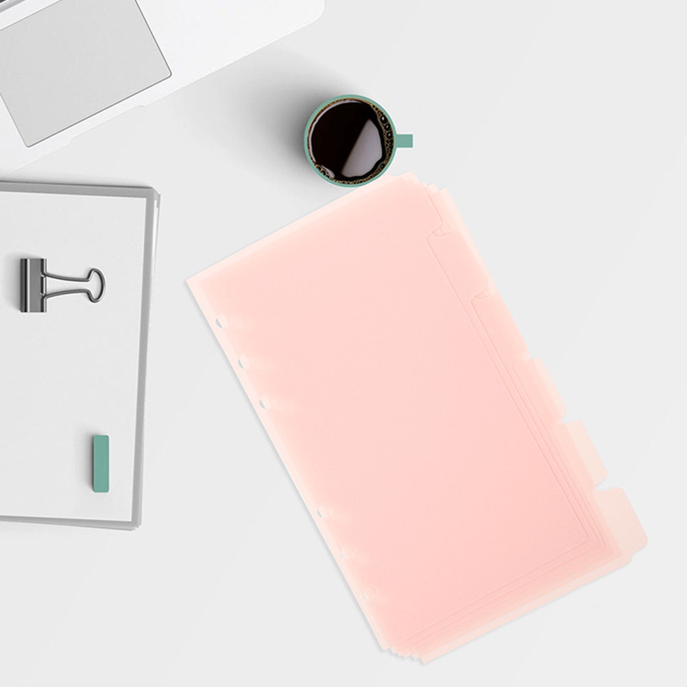 2セット ノートインデックスディバイダー カラフルなプラスチ - Index Tab Divider のレビューと価格