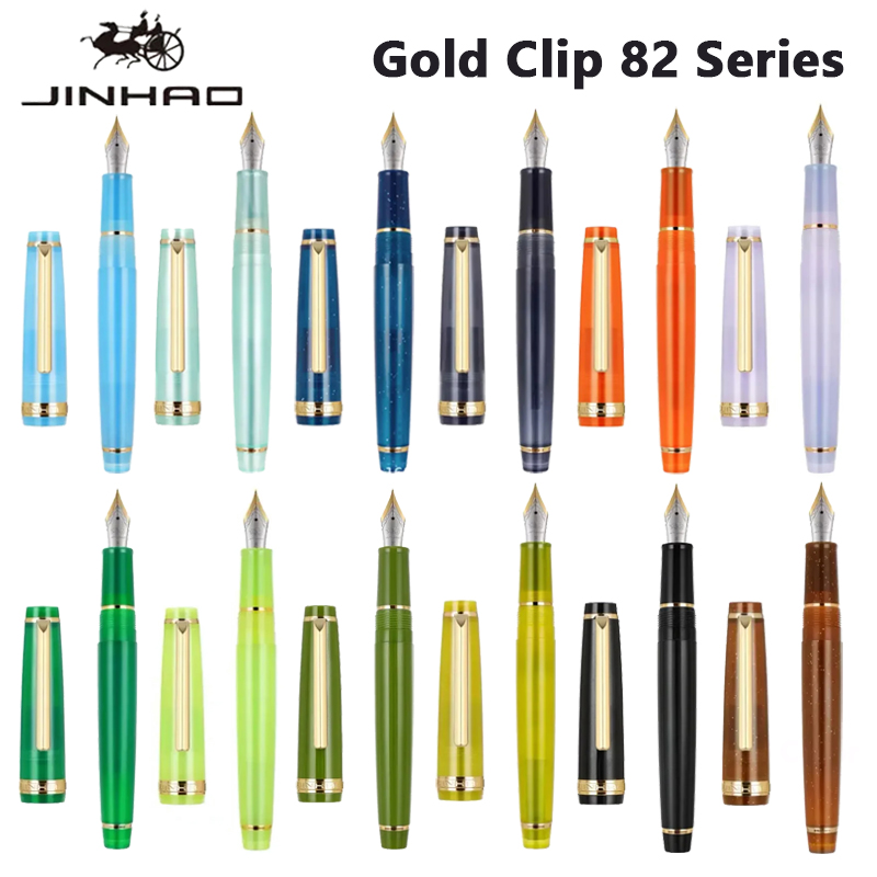 Jinhao 82 万年筆ゴールデンクリップ EF/F/M  - Office Stationery Supply Business のレビューと価格