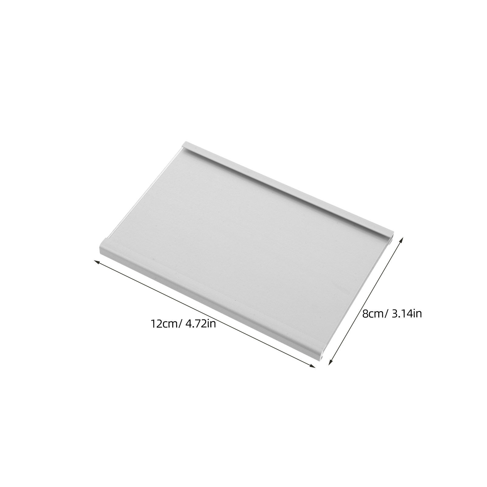 アルミ合金製デスク用ネームプレートホルダー、オフィススタッフ - Desk Name Plate のレビューと価格