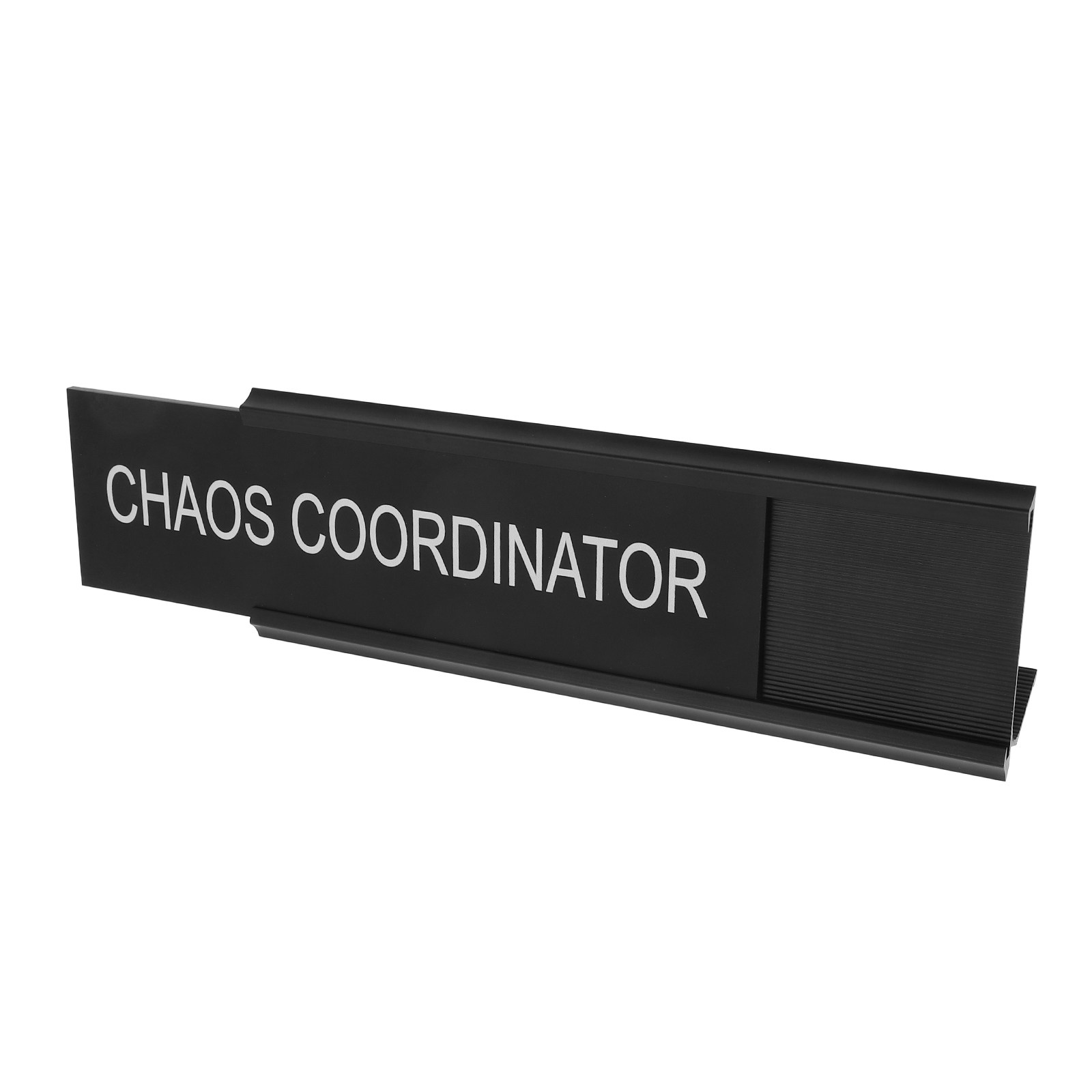 L字型アルミ合金デスクプレート カオスコーディネーター オフ - Desk Name Plate のレビューと価格