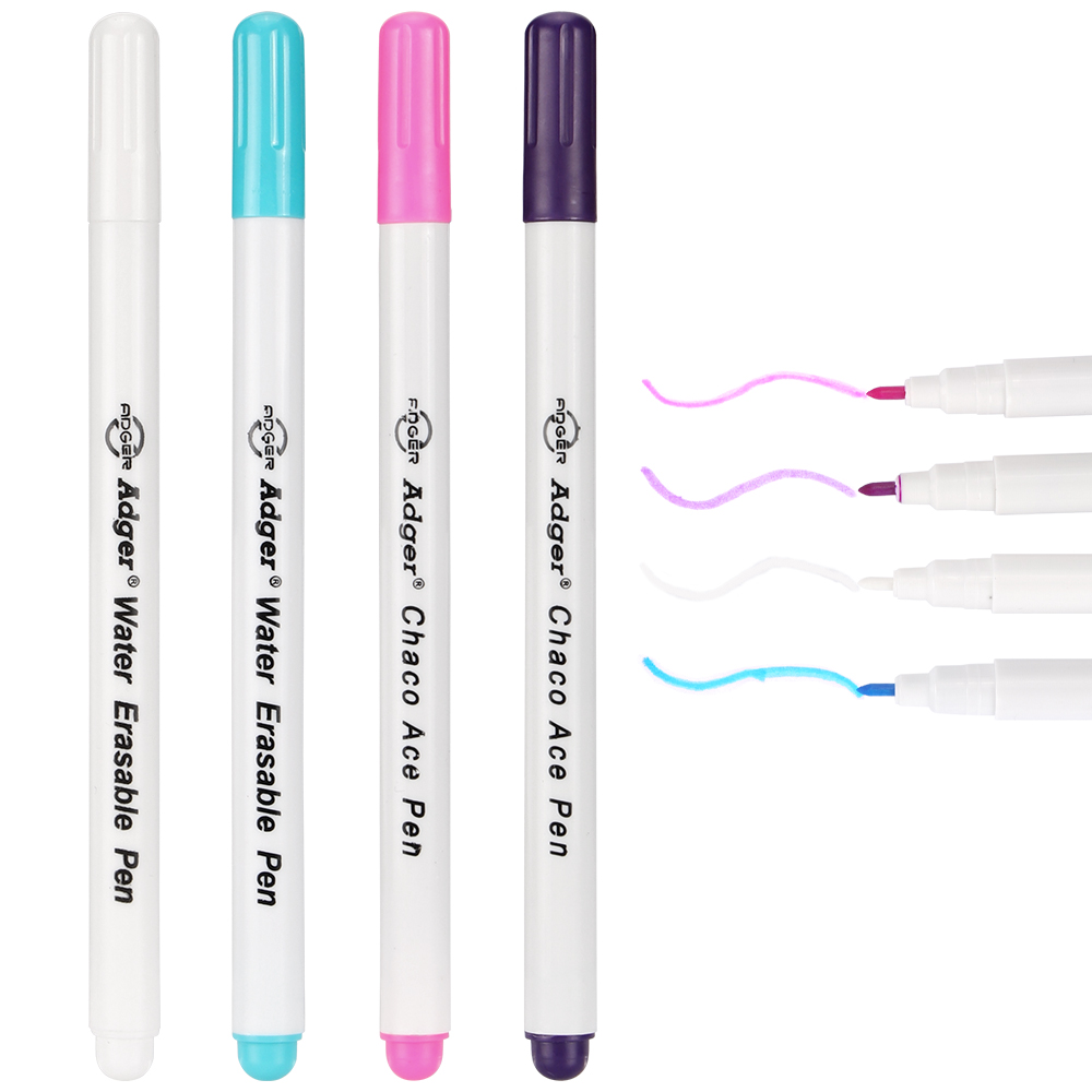 4本セット 消える布用マーカー エア消去可能/水消去可能ペン - Whiteboard Marker Set のレビューと価格