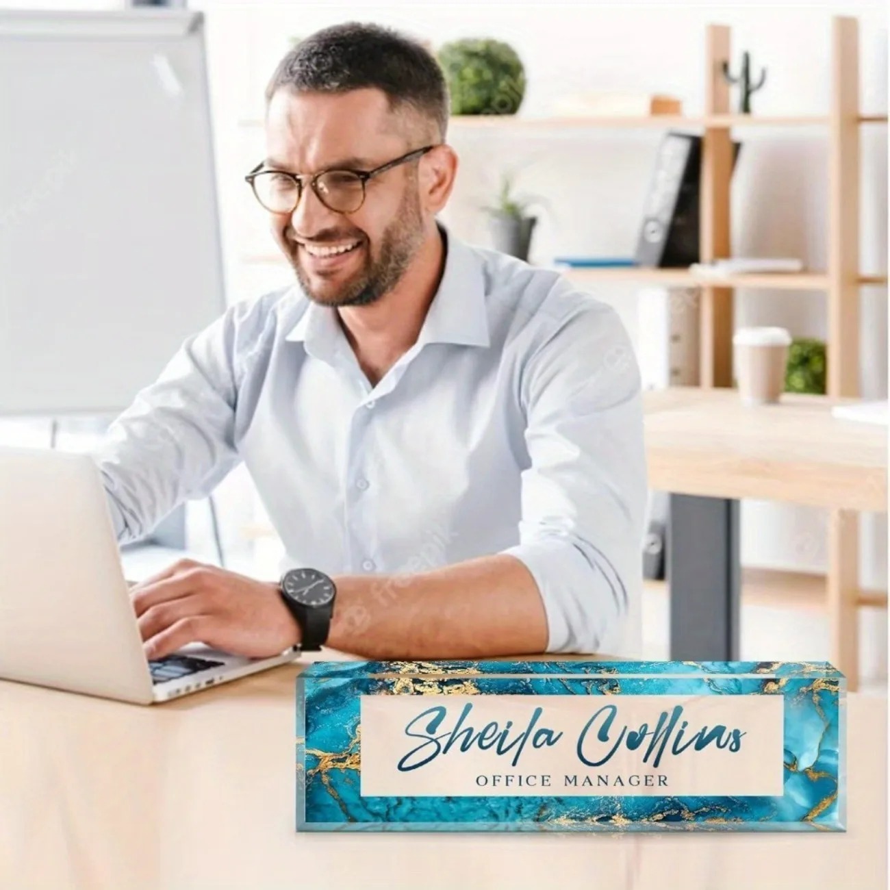 [2Dフラット] 面白いカスタムアクリル製デスクネームプレー - Desk Name Plate のレビューと価格