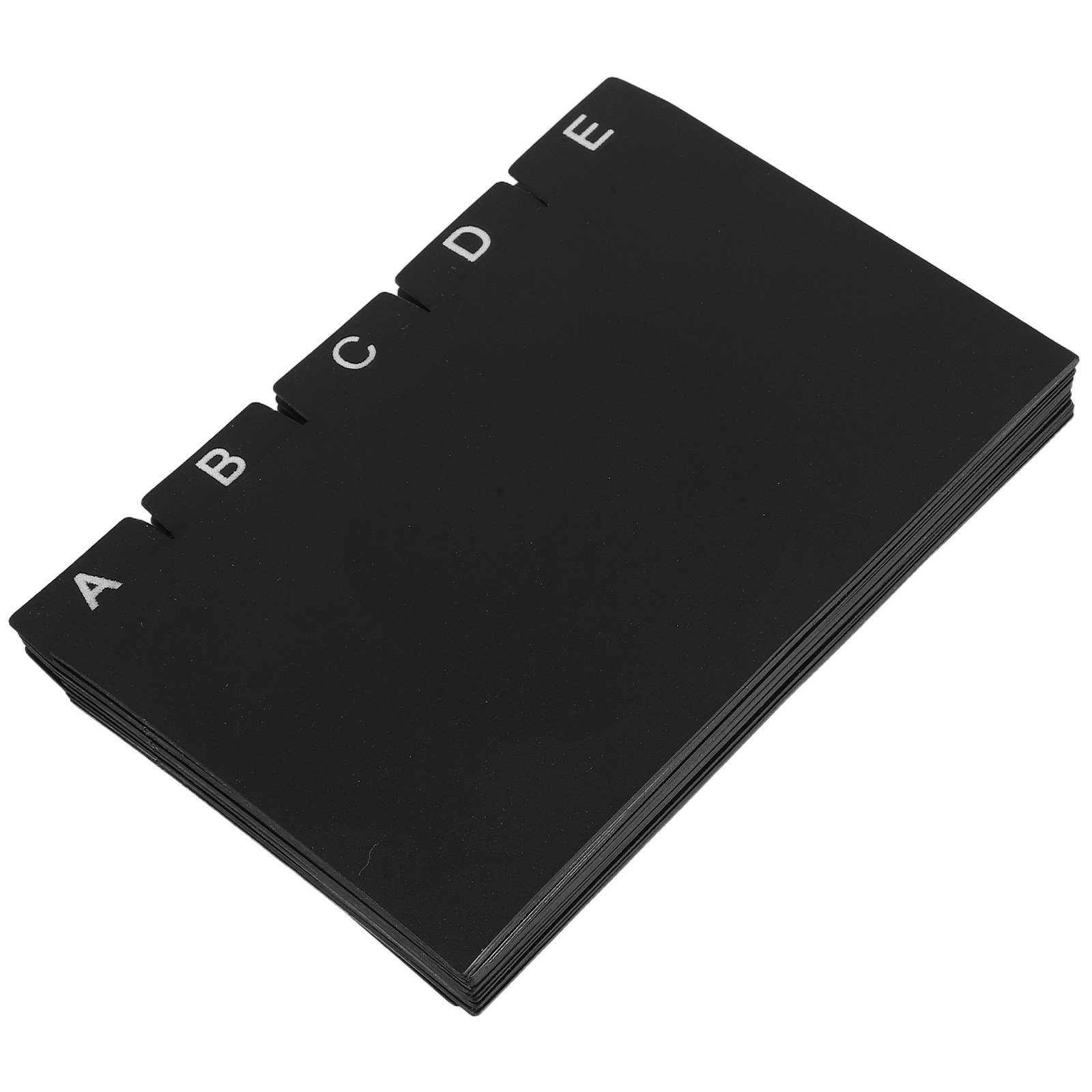 30枚入り ブラックインデックスカードディバイダー PP素材 - Index Tab Divider のレビューと価格
