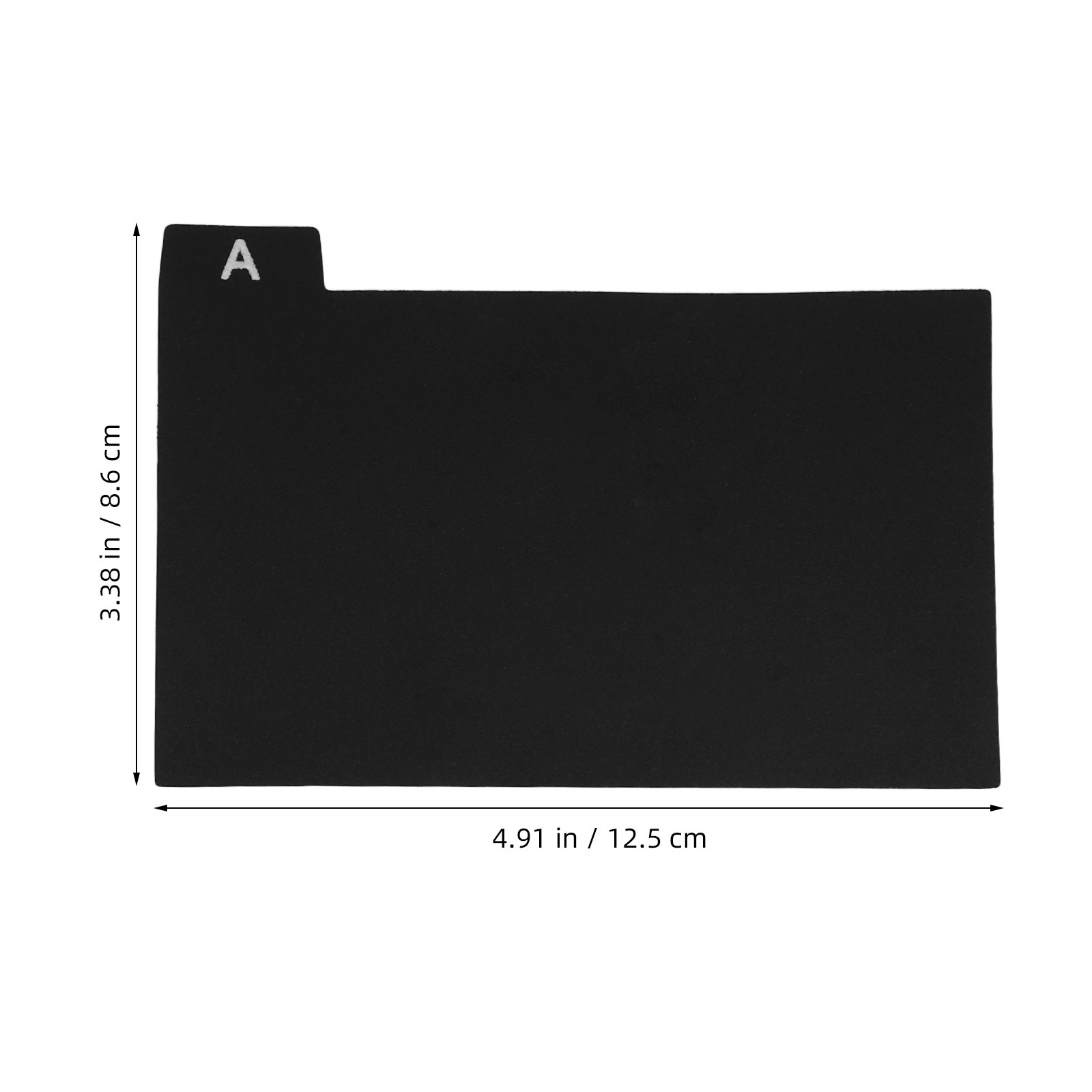 30枚入り ブラックインデックスカードディバイダー PP素材 - Index Tab Divider のレビューと価格
