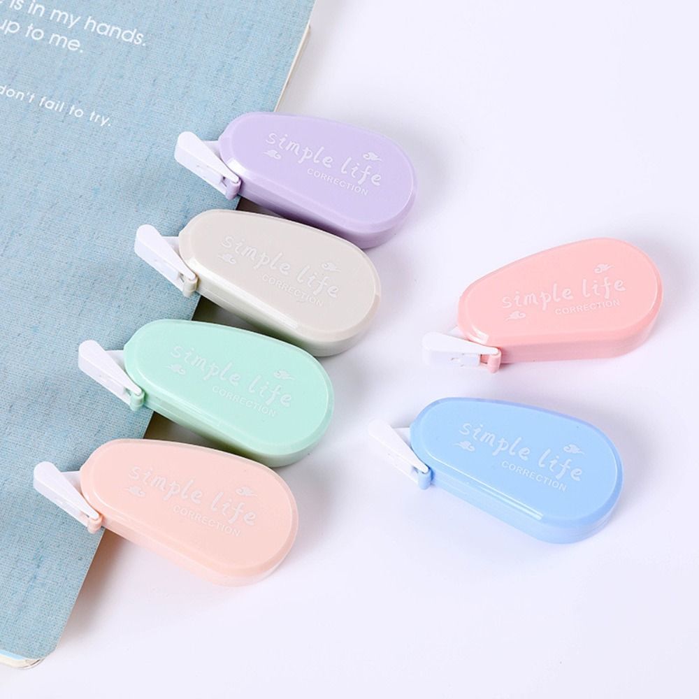 6 ピース/セットサイレント修正テープモランディカラー 36 - Correction Tape Roller のレビューと価格
